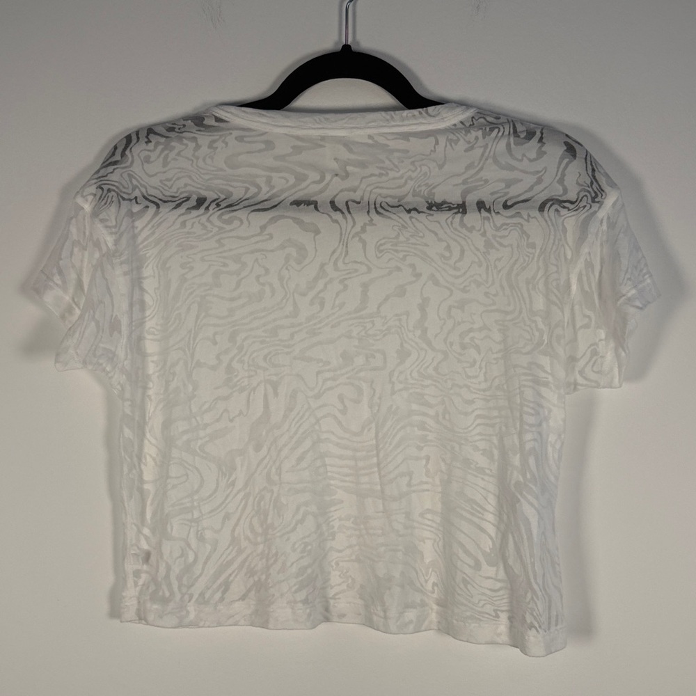 NWOT Lululemon All Yours Cropped T-Shirt *Veil - Picture 6 of 7